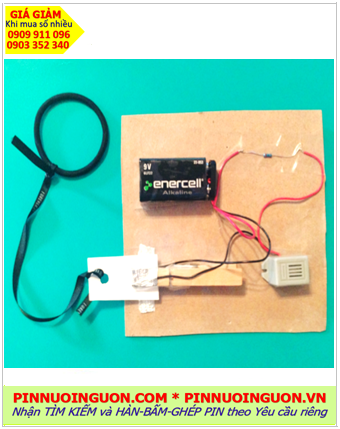 Pin chuông cửa 9v Alkaline/Pin vuông 9v, Pin chuông cửa 9v Alkaline Duracell MN1604B-6LR61
